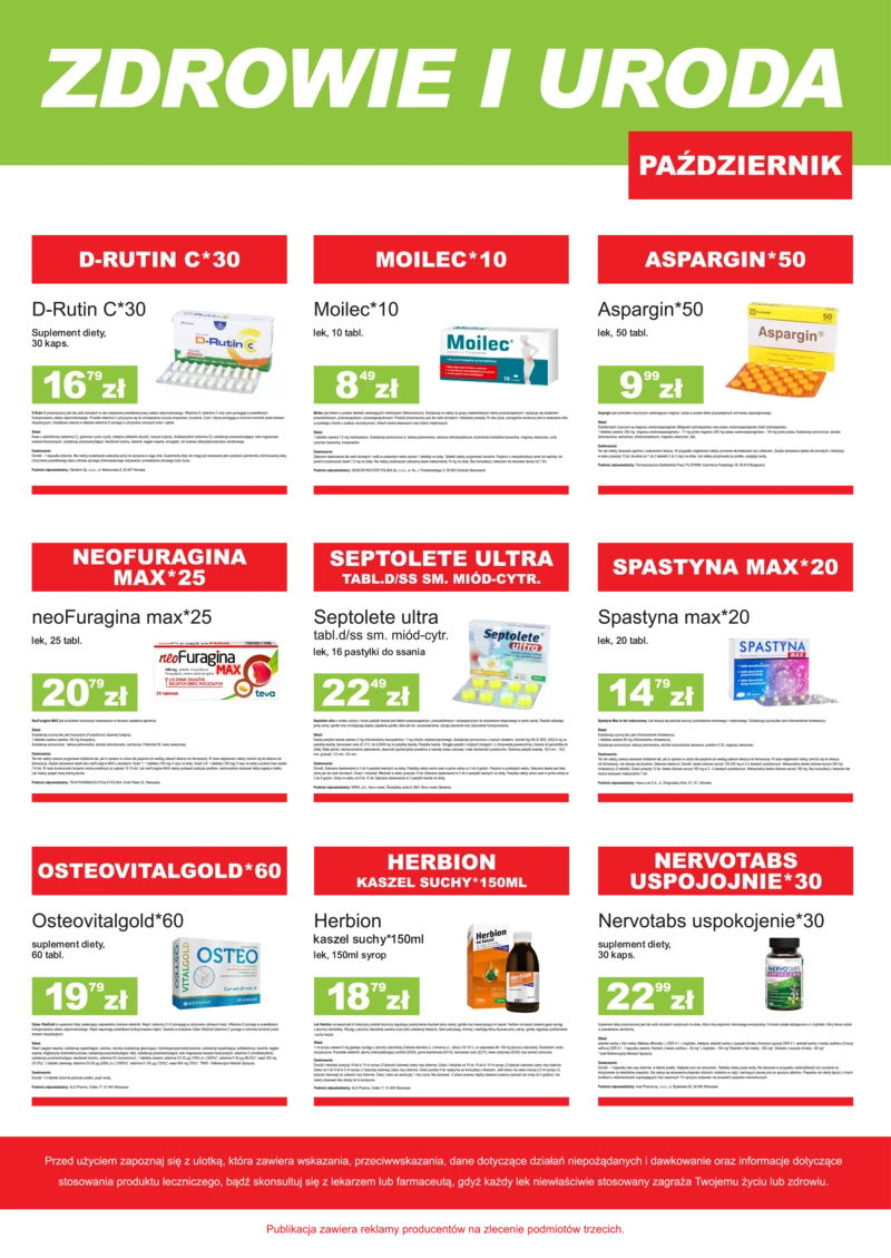 Promocje miesiąca - Październik 2024